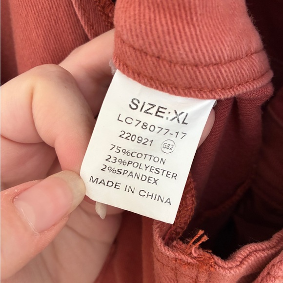 Brick Red Rust Overalls - Picture 6 of 6